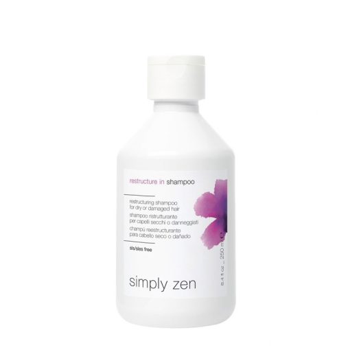 SIMPLY ZEN RESTRUCTURE IN SZERKEZETMEGÚJÍTÓ SAMPON SÉRÜLT HAJRA 250 ML